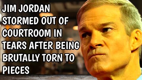 Jim Jordan THROWN out of COURTRoom after his Words about Biden and his support for trump