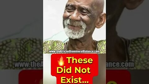 DR SEBI - THESE DID NOT EXIST ON THE PLANET #drsebi #drsebiapproved