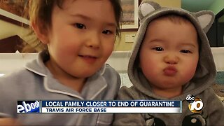 San Diego family closer to end of coronavirus quarantine