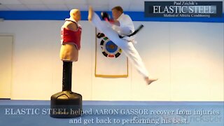 ElasticSteel help Ginger Ninja recover from injuries and get back to performing his best