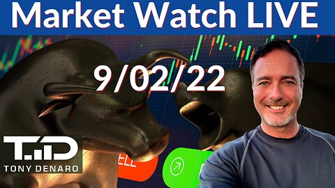 Market Watch LIVE - 9/2/22 | Tony Denaro | Day Trading Live