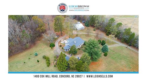 1400 Cox Mill Road – Four Bedroom Home on 11.4 Acres!