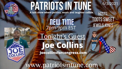 PATRIOTS IN TUNE #379: Joe Collins 6-3-2021