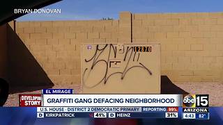 Graffiti gang defacing El Mirage neighborhood