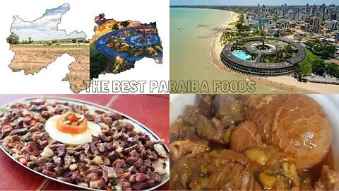 Typical foods of the state of Paraíba.