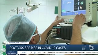 Doctors see rise in COVID-19 cases