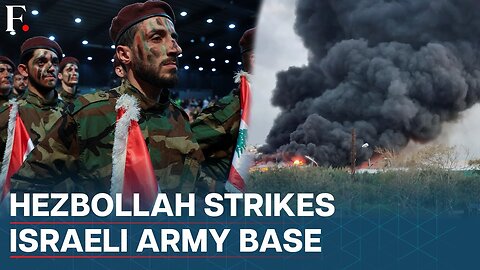 Hezbollah's Drone & Missile Strikes on Israeli Army Base Injures At Least 14 Soldiers | Iran Attack