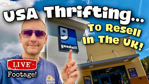 Goodwill Bargain Hunting & Thrifting In The USA To Resell In The UK!