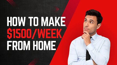 HOW TO MAKE $1500/WEEK FROM HOME IN 2023 | Affiliate Marketing