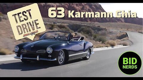 Test Drive this 1963 Karmann Ghia Cabriolet Available on Bring a Trailer