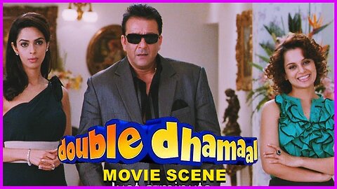 Double Dhamaal: Sanjay Dutt ,Mallika&Kangana Discover the Gang's True Face Best Comedy | Movie Scene