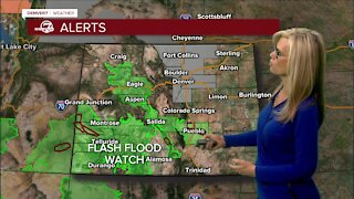 More storms for Sunday with smoke returning to Colorado