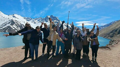 Embalse El Yeso reservoir in Santiago Chile