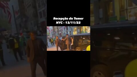 RECEPÇÃO DO MICHEL TEMER EM NOVA YORK 13/11/2022 🔥🔥🔥 #shorts