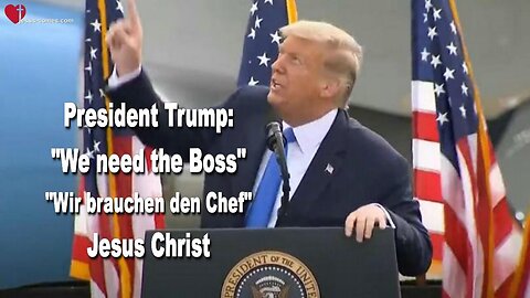 October 16, 2020 🇺🇸 DONALD TRUMP praises Jesus Christ... We need the Boss! 🇩🇪 DONALD TRUMP lobt Jesus Christus... Wir brauchen den Chef!