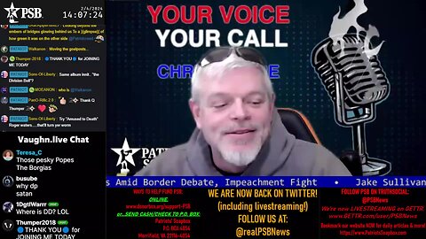 2024-02-04 14:00 EST - Your Voice, Your Call: with Chris Moore