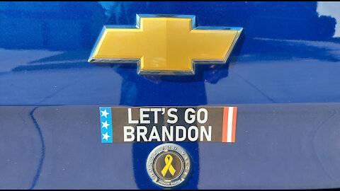 Making A Magnetic "Let's Go Brandon" Bumper Sticker