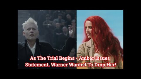 Amber Heard Issues Statement - Warner Initially Wanted To Drop Her