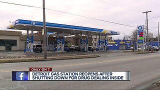 Detroit gas station back open After 45-day closure for drug activity