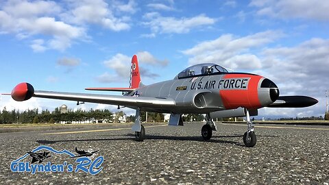 Freewing T-33 Shooting Star 80mm EDF Jet Maiden Flight