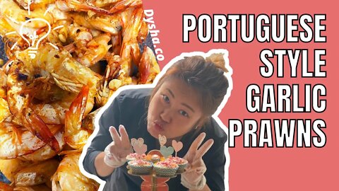 Cooking Portuguese Style Garlic Prawn. Cooking Ideas and Inspiration. #shorts
