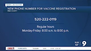 Pima County issues new phone number for COVID-19 vaccination registration