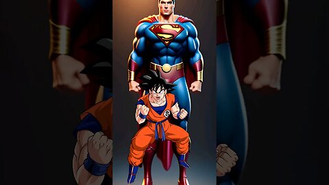 Superman vs Goku #shorts Superman but goku #fypシ #superhero #fypシ゚viral