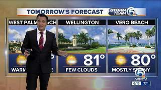 Saturday evening weathercast