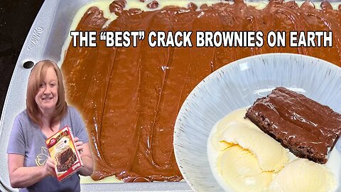 CRACK BROWNIES, The Best Brownies On Earth, Pinterest Recipe