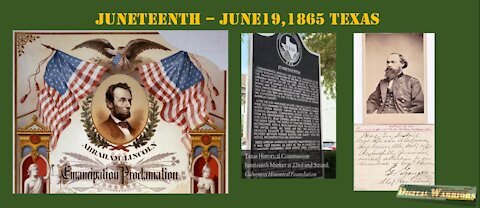 JUNETEENTH - JUNE 19,1865 TEXAS
