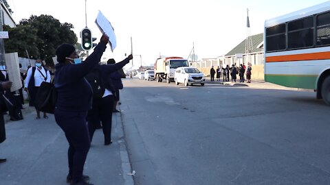 SOUTH AFRICA - Cape Town - St john caregivers Protest for better working conditions (Video) (LPn)