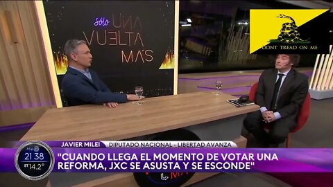 2022 09 22 Javier Milei "No termino de entender quien es el verdadero Macri"