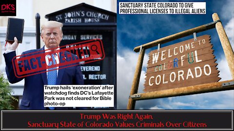 Trump Was Right Again, Sanctuary State of Colorado Values Criminals Over Citizens