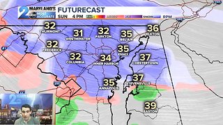 Wintry Mix Moves In Sunday