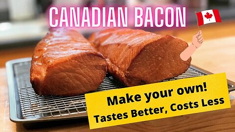 Make Your Own Canadian Bacon and Save 💲💲 - Keto Friendly - Low Carb - No Sugar