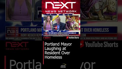 Portland Mayor Laughing at Resident Over Homeless #shorts