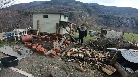 building a fire pit