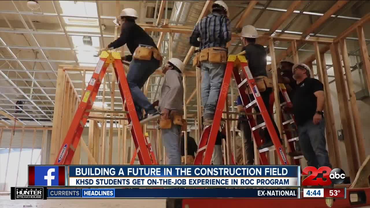 Students building a future in the construction field