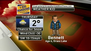 Weather Kid - Bennett - 1/31/19