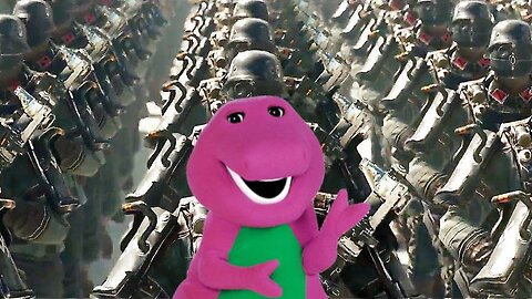 Barney Purple Dinosaur The New Colossus Wolfenstein II Mashup