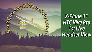 X Plane 11 HTC Vive Pro 1st Live Headset View