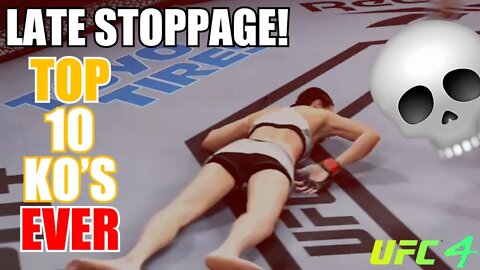 FUNNY AND EPIC TOP 10 LIST! EA SPORTS UFC 4 BEST HIGHLIGHTS