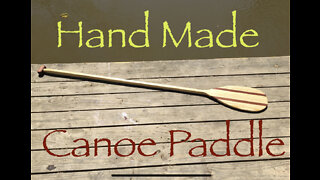 An American Made Canoe Paddle