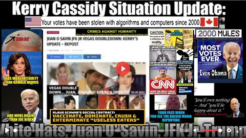 Kerry Cassidy Situation Update: White Hats, Juan O' Savin, JFK Jr, Trump