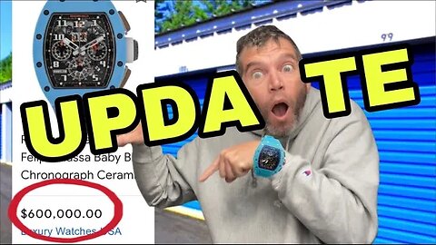 INSANE STORAGE FIND UPDATE Richard Millie Watch ~ i bought an abandoned storage and found this