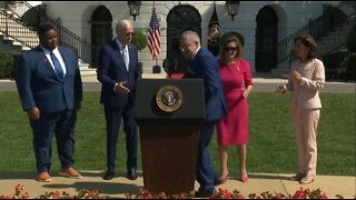 Did Biden Forget He Shook Schumer's Hand Seconds Ago?