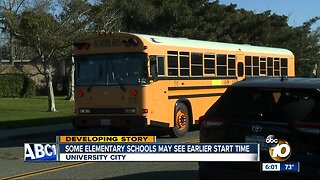 Some elementary schools may see early starts