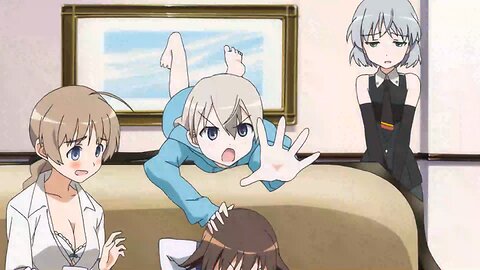 Strike Witches - Eila wants to go with Yoshika and Sanya