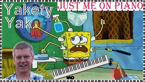 Goofy pop song - Yakety Yak (the Coasters) covered by Just Me on Piano / Vocal