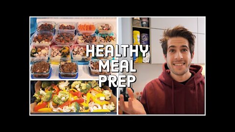 Healthy meal prep for College Students (cook with me) Medic